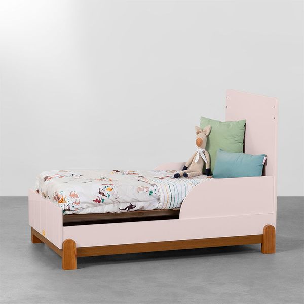 berco-mini-cama-lotus-com-frisos---rosa-fosco