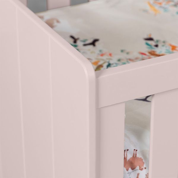 berco-mini-cama-lotus-com-frisos---rosa-fosco