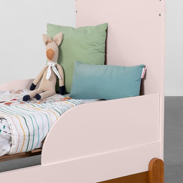 berco-mini-cama-lotus-com-frisos---rosa-fosco