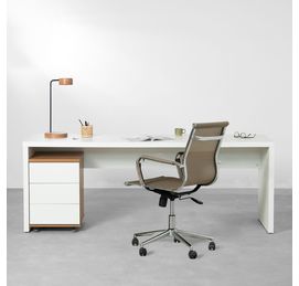 conjunto-bancada-180cm-modulo-gavetas-louro-freijo-cadeira-de-escritorio-noruega-cobre
