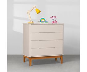 comoda-boom-square-4-gavetas-com-pes-em-madeira-mel-areia-ambiente