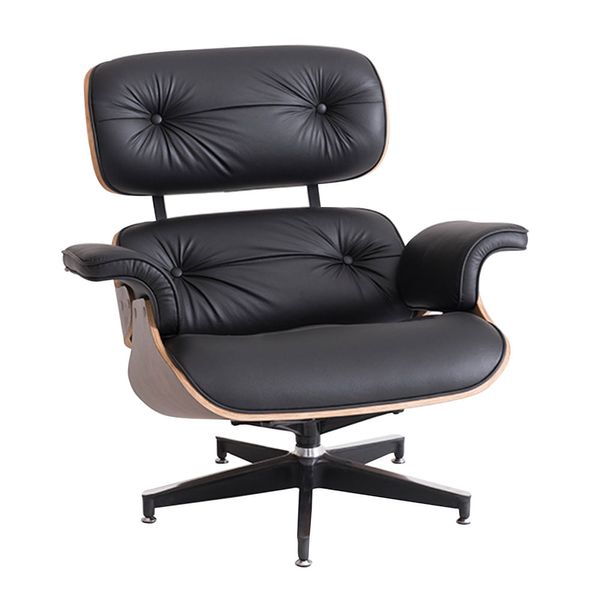 Poltrona-Charles-Eames-Preta-Com-Tabaco