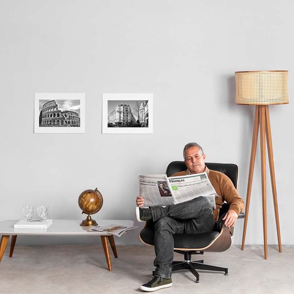 Poltrona-Charles-Eames-Preta-Com-Tabaco