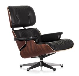 Poltrona-Charles-Eames-Couro-Natural-Preto