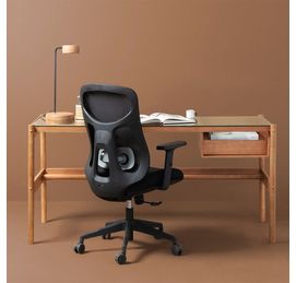 conjunto-office---escrivaninha-arp-nozes-com-tampo-vidro-incolor-1-60m---cadeira-de-escritorio-kira-