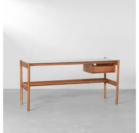 conjunto-office---escrivaninha-arp-nozes-com-tampo-vidro-incolor-1-60m---cadeira-de-escritorio-kira-