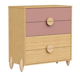 comoda-gracia-4-gavetas---rose-e-natural