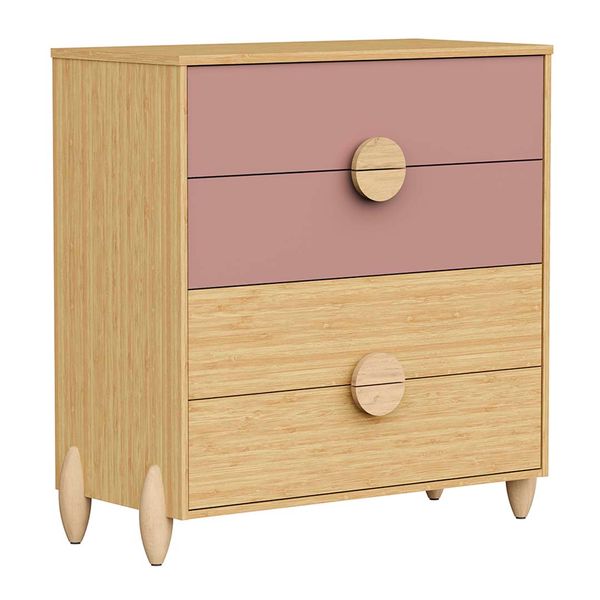 comoda-gracia-4-gavetas---rose-e-natural
