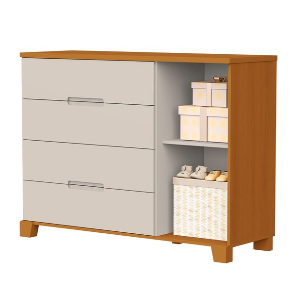 comoda-luna-4-gavetas-e-1-porta---areia-e-savana