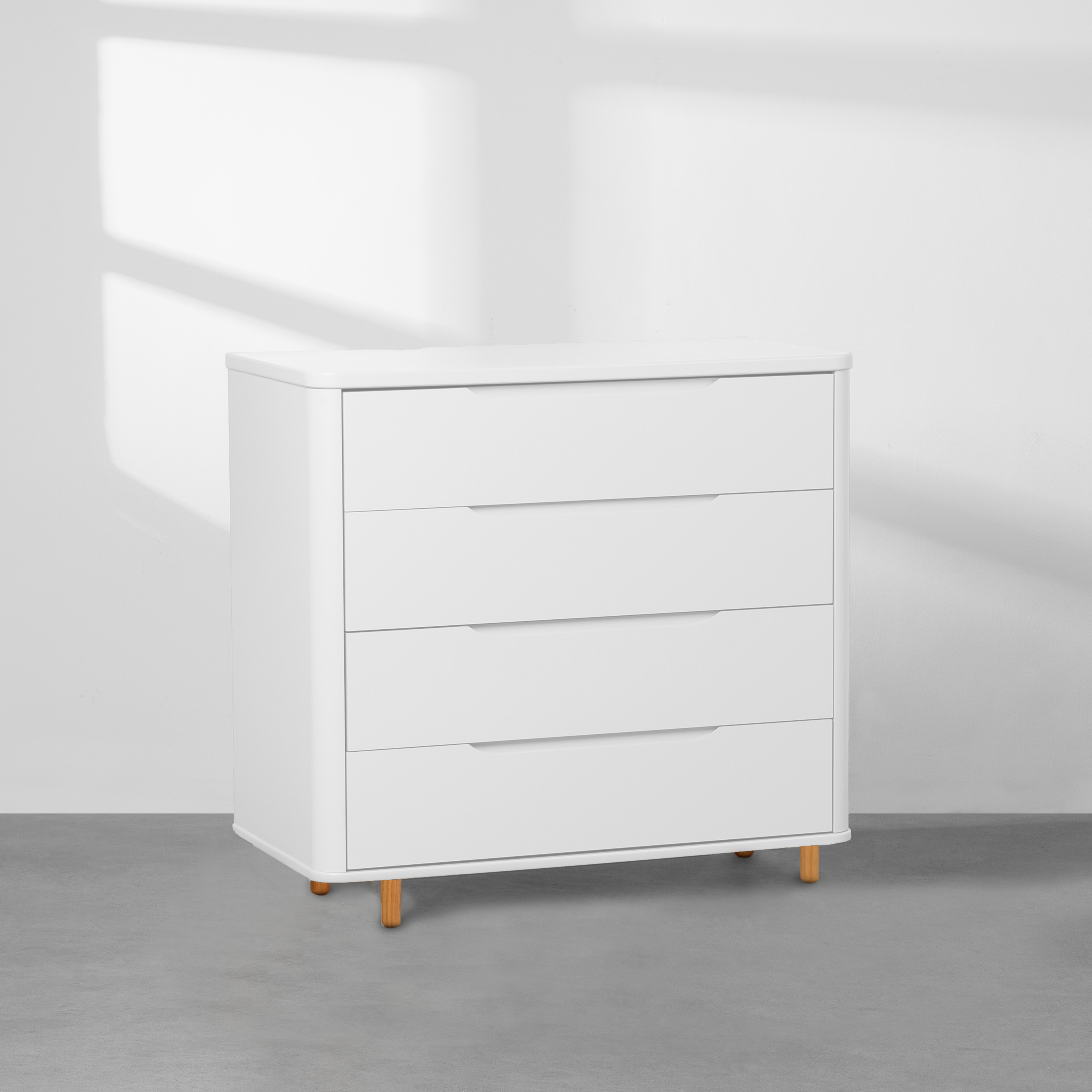 comoda-boom-4-gavetas-com-pes-nordic-mel-branco