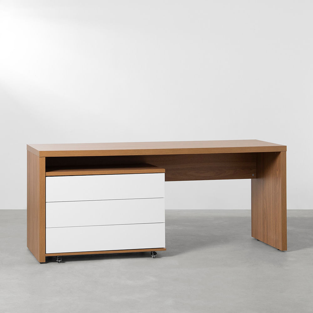 conjunto-bancada-contemporanea-louro-freijo-1-80m---modulo-contemporaneo-3-gavetas-louro-freijo-branco-85-cm