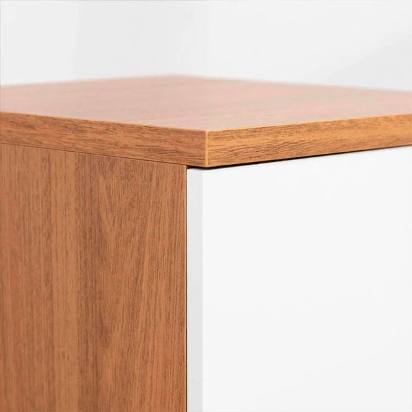 conjunto-bancada-contemporanea-louro-freijo-1-80m---modulo-contemporaneo-3-gavetas-louro-freijo-branco-85-cm