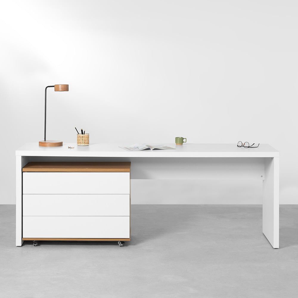 conjunto-bancada-contemporanea-branco---2-06m---modulo-3-gavetas-louro-freijo-branco---85cm