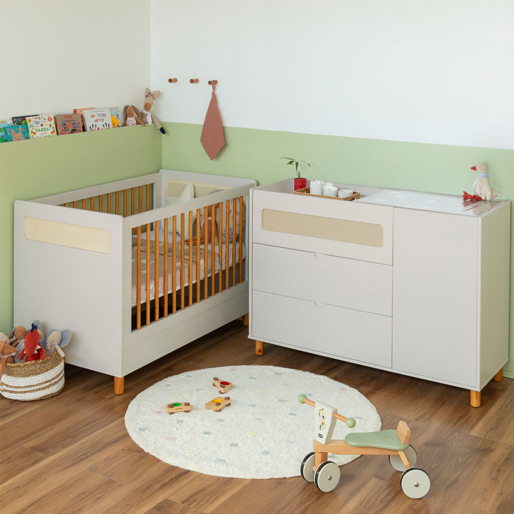 kit-quarto-infantil-ollie---berco-mini-cama---comoda-3-gavetas-e-1-porta---areia-fosco