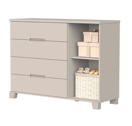 comoda-luna-4-gavetas-e-1-porta---areia