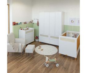 kit-quarto-infantil-ollie---berco-mini-cama---comoda-3-gavetas---guarda-roupa-4-portas---poltrona-de