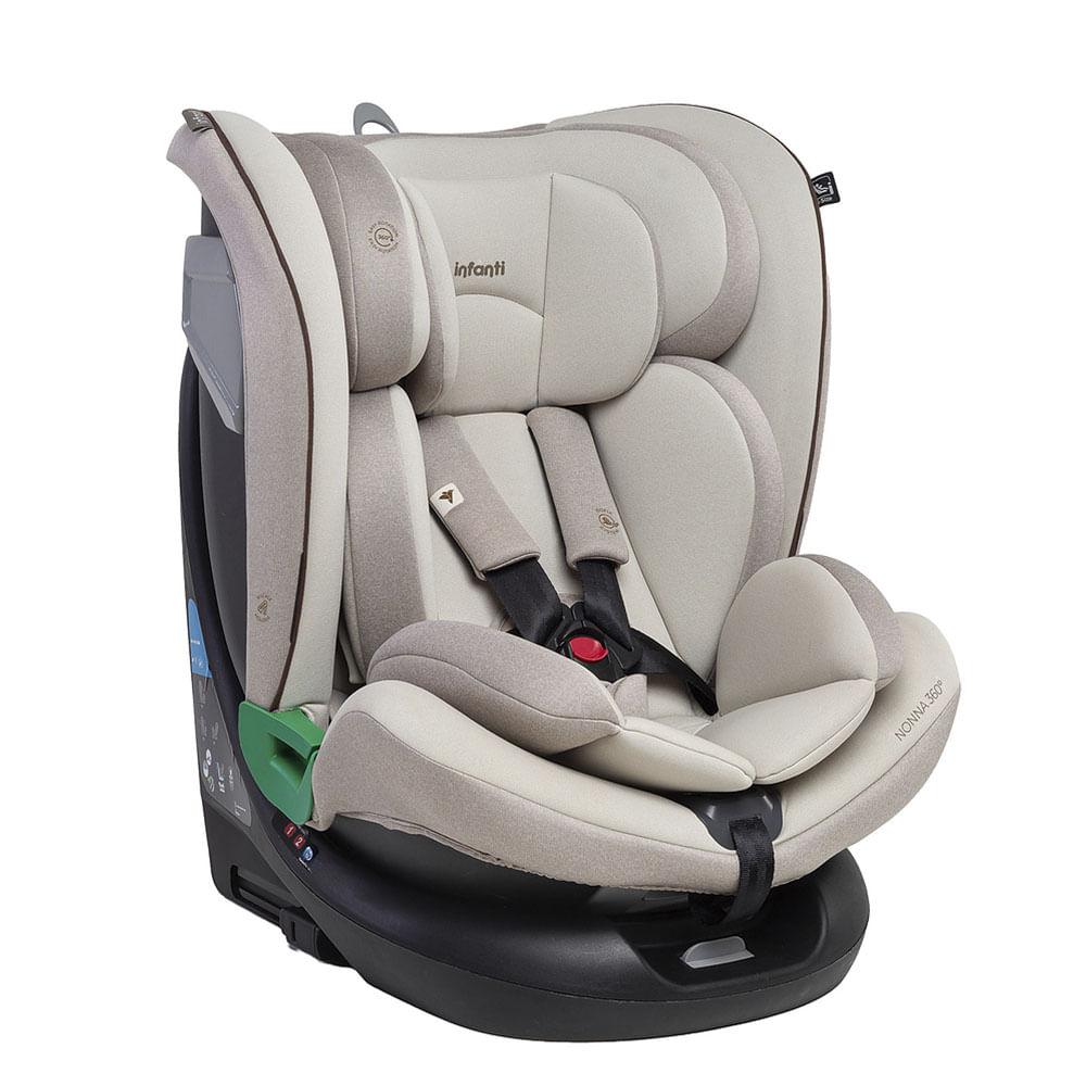 Cadeira para Auto Nonna 360° com Isofix Bege - 0 meses a 36kg