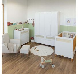 kit-quarto-infantil-ollie---berco-mini-cama---comoda-3-gavetas---guarda-roupa-4-portas---poltrona-de